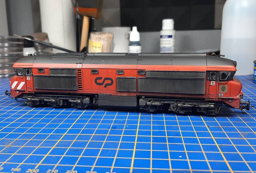 CP 1930 da Arlo Micromodel montada, pintada e com weathering feito pelo Luís Daniel