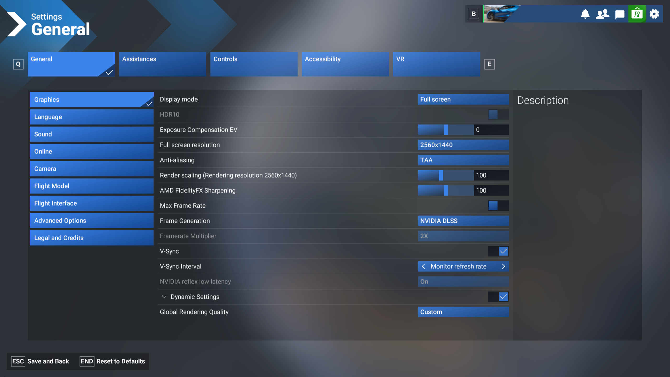 MSFS 2024 Graphics Settings