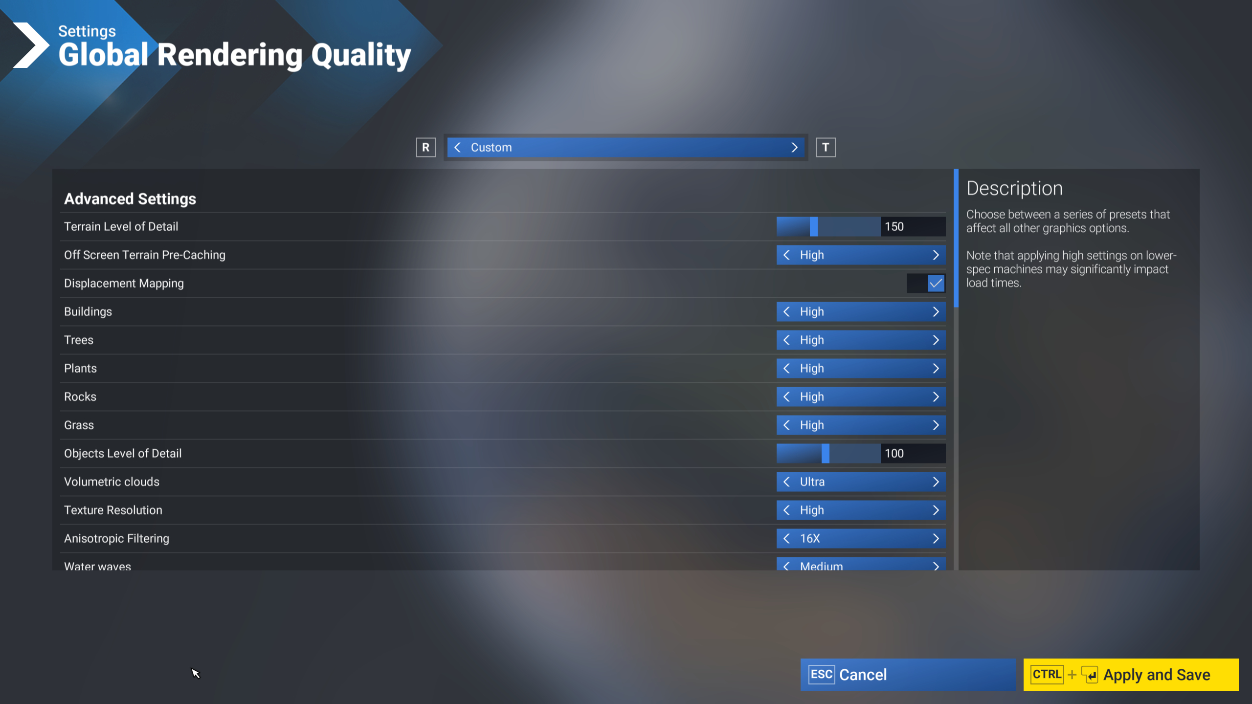 MSFS 2024 Graphics Settings