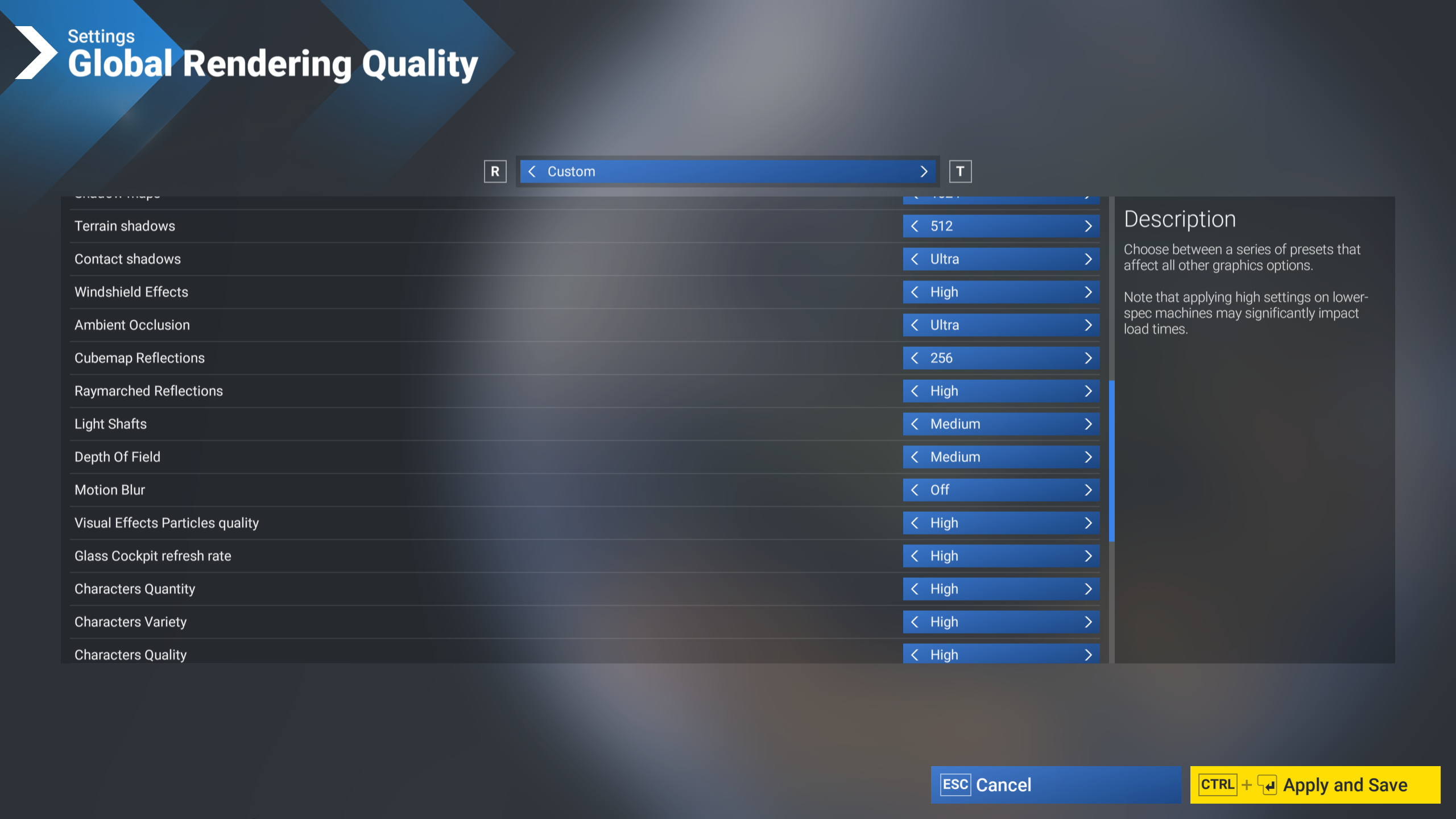 MSFS 2024 Graphics Settings